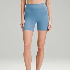 Lululemon Align High-Rise Shorts with Pockets 6" Utility Blue